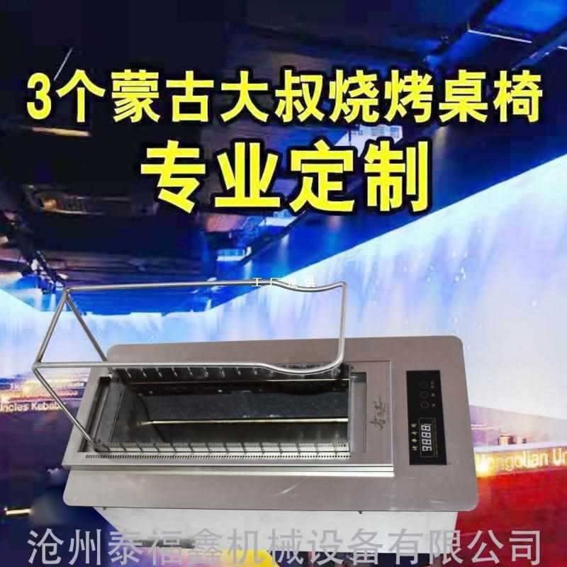 批发丰茂烧烤炉 电烤羊肉串炉 自动翻转烧烤炉商用电动摇摆肉串烧