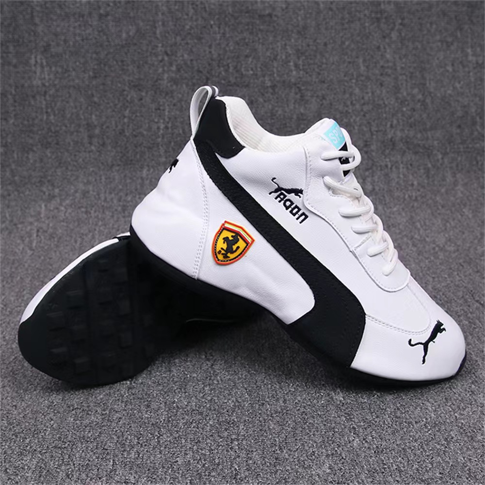 Wholesale Men's Shoes 2023 Autumn New Men's Sneaker Dad Shoes Soft Bottom Leather Surface Couple Casual Shoes Fashion Shoes