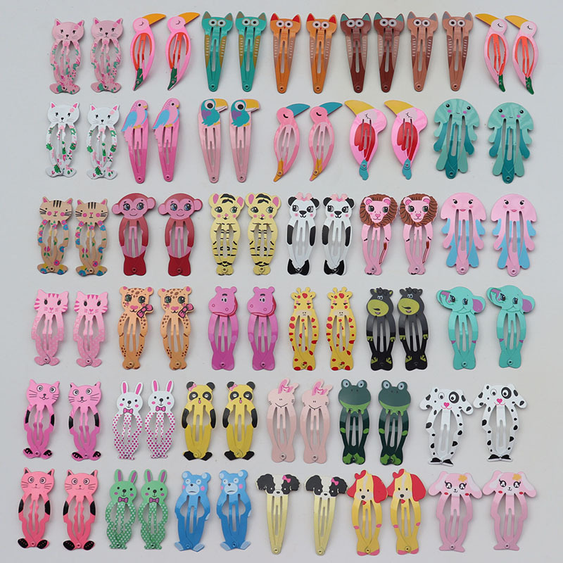 Korean Cute Japanese Style Cartoon Fruit Animal BB Clip Side Clip Sweet Girl Bang Clip Hairpin Female Cropped Hair Clip