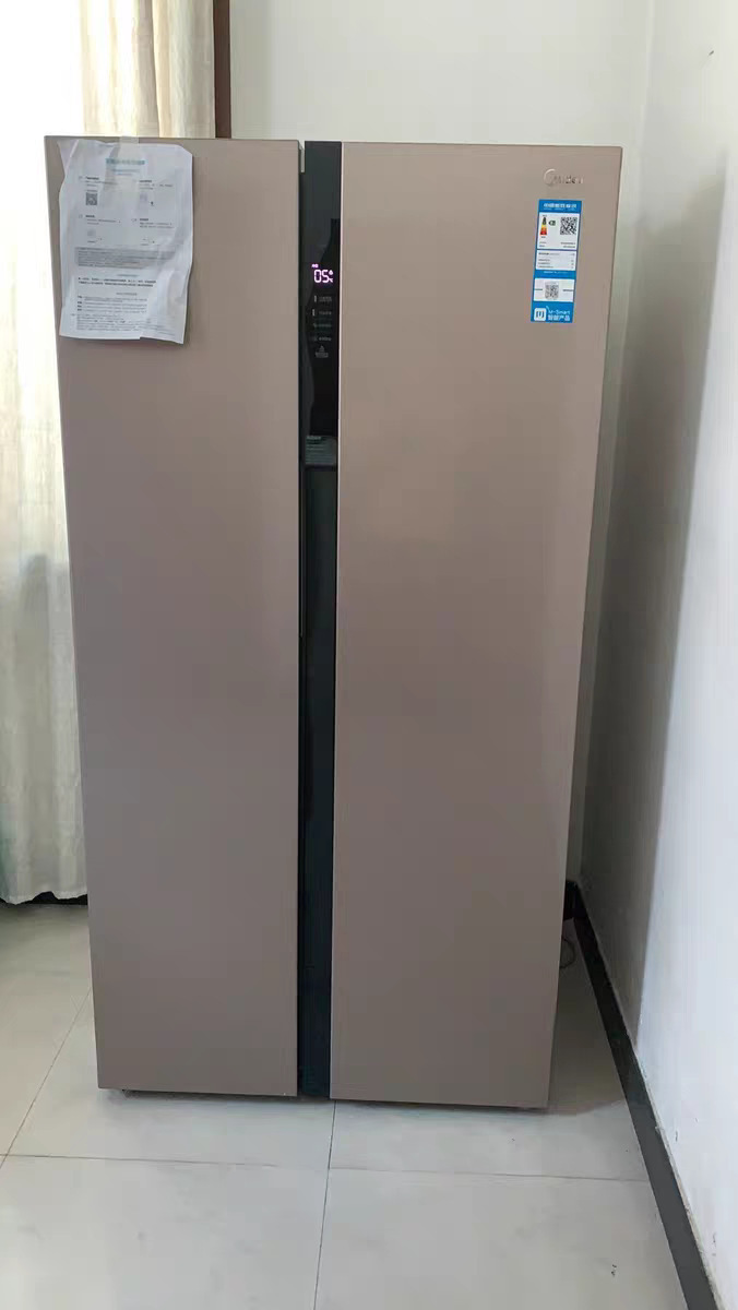 midea/美的bcd-535wkzm(e)电冰箱双开门对开门风冷无霜智能家用
