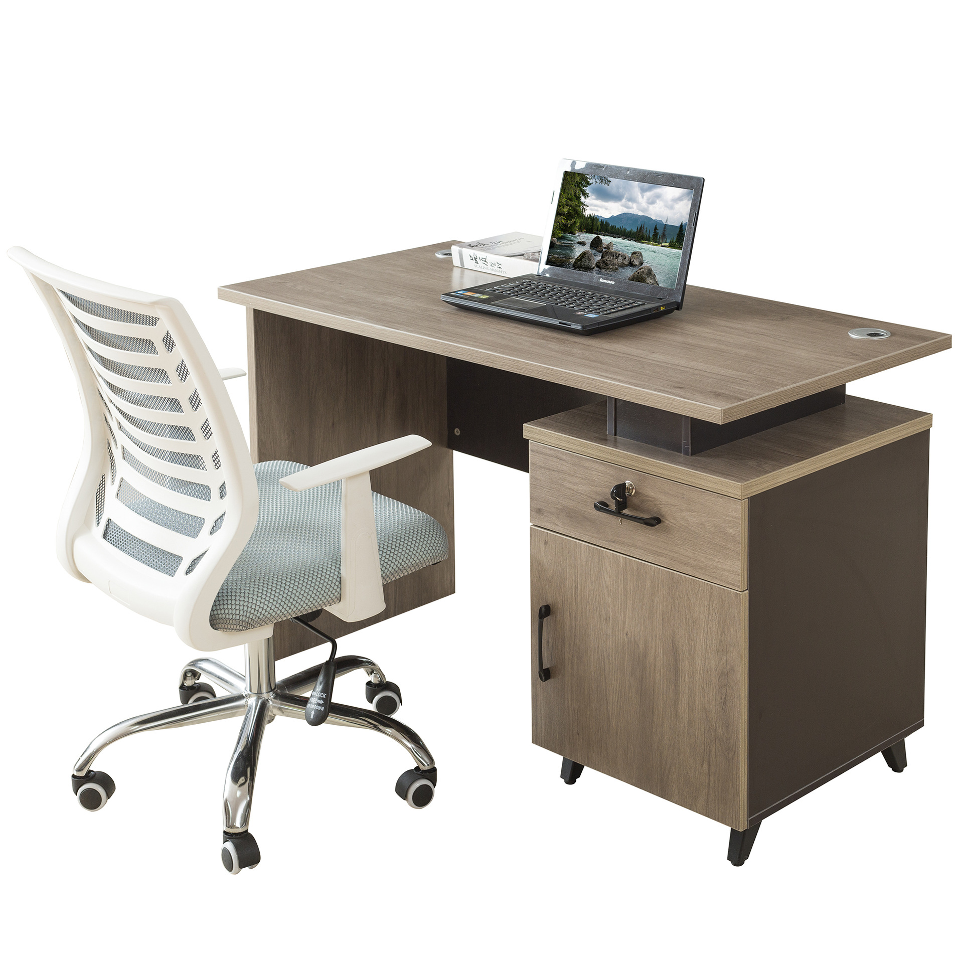 简约现代单人职员办公桌家用台式电脑桌写字桌简易书桌单人主管桌