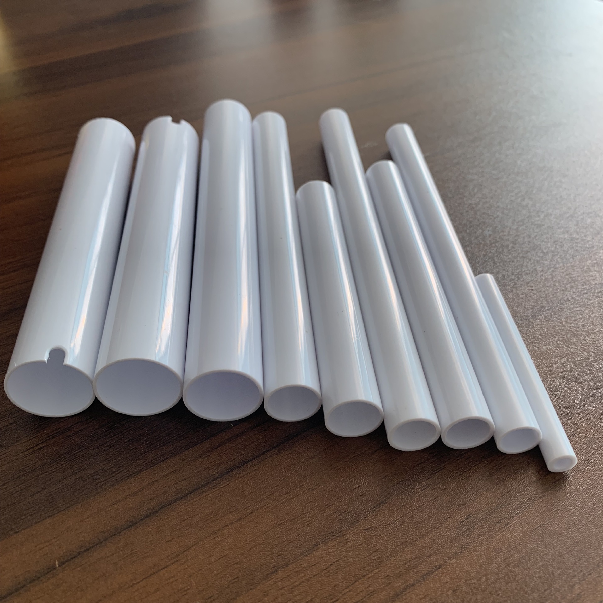 黄色abs塑料管彩色胶管玩具套管高质量口径颜色长度均可定制