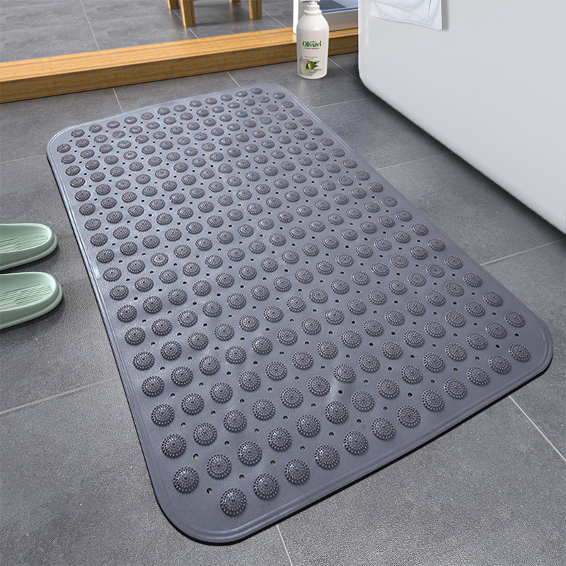 Square Non-Slip Mat Bathroom Mat Bath Anti-Fall Environmentally Friendly Home Shower Room Suction Cup Floor Mat Bathroom Massage Foot