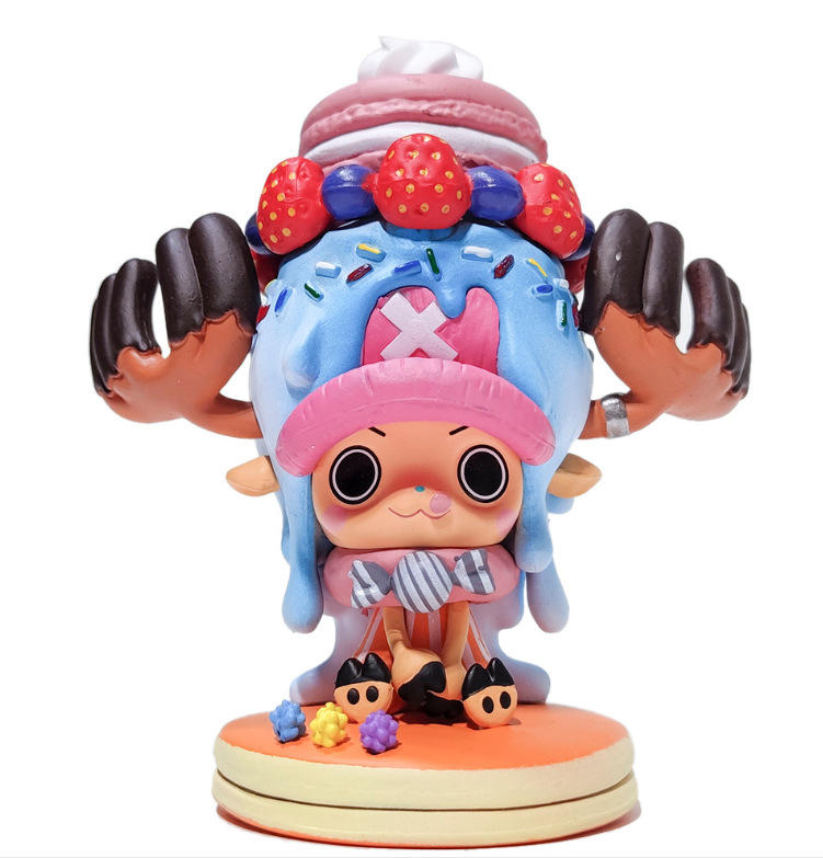 定制pvc注塑公仔动漫潮玩手办盲盒可爱卡通人偶甜点模型来图花样