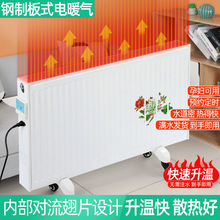 厂家钢制板式智能加水电暖器家用客厅水暖壁挂式节能电暖器