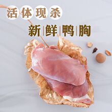 鸭胸肉六和新鲜去皮4斤装冰冻新鲜去油健身食材2斤商用批发代发