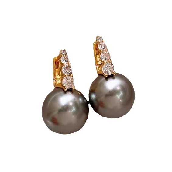 Sterling Silver Needle Light Luxury Minority Design Sense Earrings Advanced French Vintage Pearl Earrings 2024 Popular Fashion Earrings
