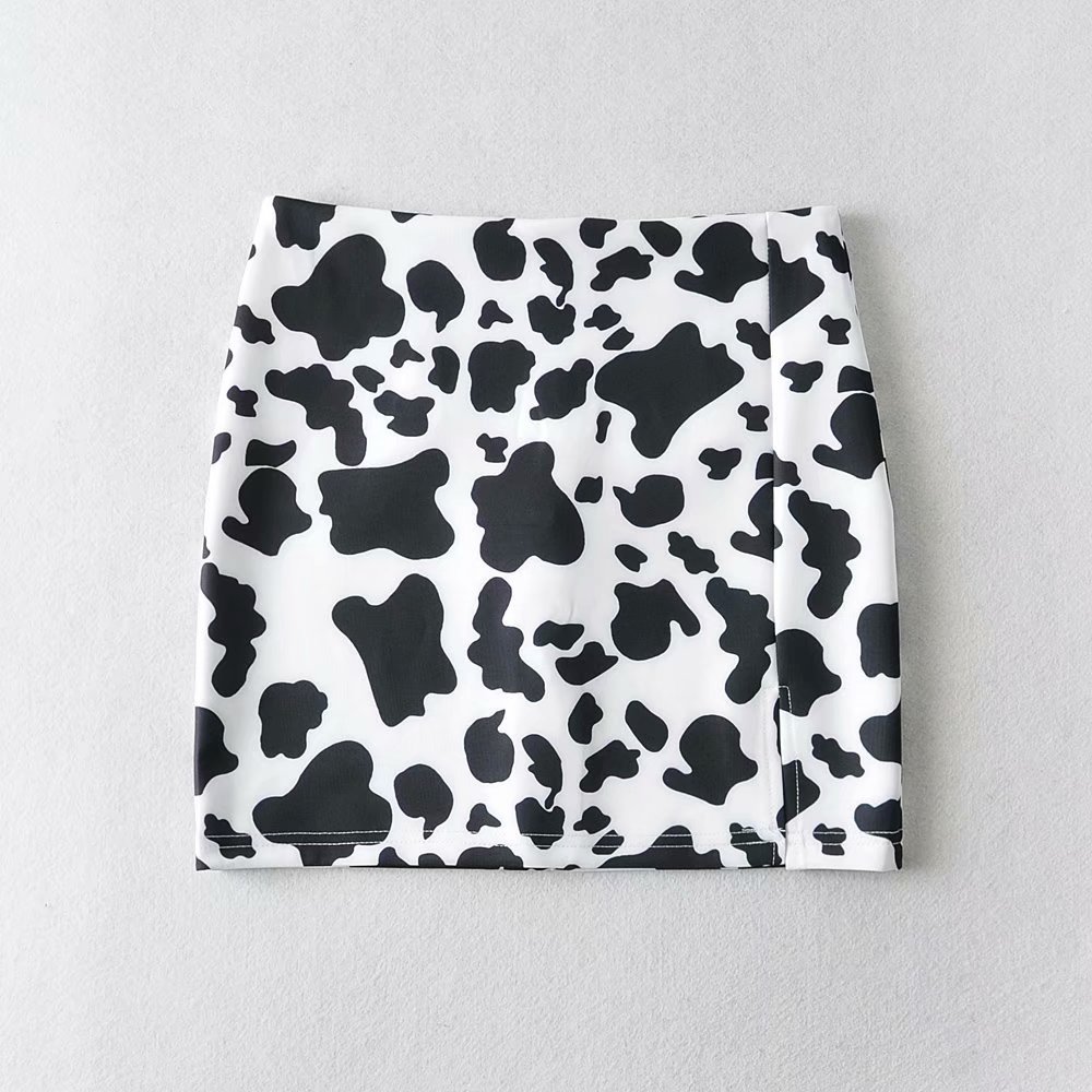 奶牛纹印花图片