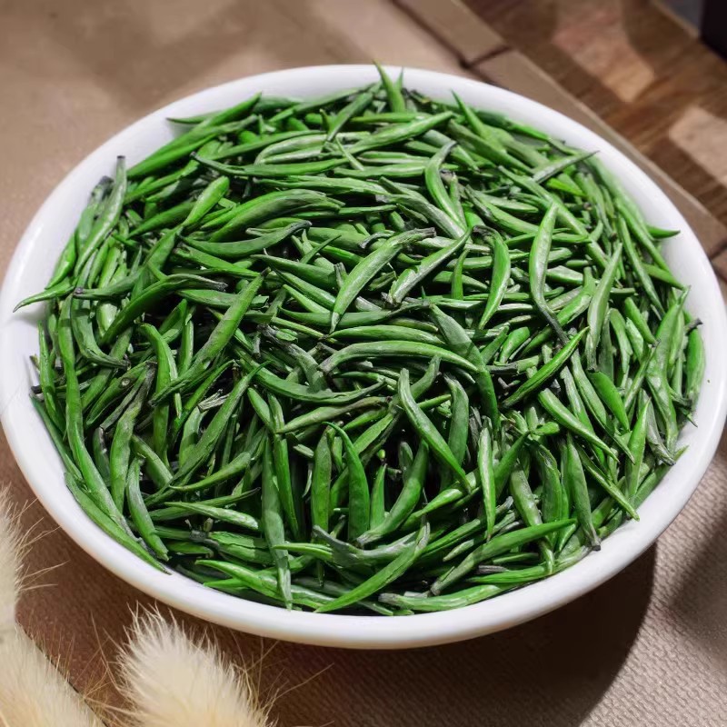 2024新茶明前雀舌绿茶茶叶单芽贵州湄潭毛尖翠芽散装罐装500g