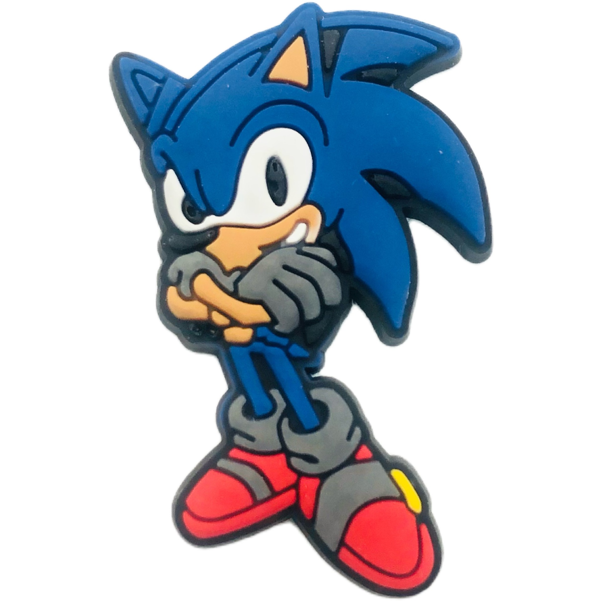 新款刺猬索尼克洞洞鞋鞋花装饰品pvc鞋花鞋扣饰品diy配饰跨境现货