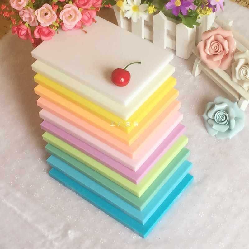 批发满批发纯色果冻橡皮章雕刻橡皮砖10*15*0.