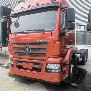 出售陕汽德龙cng牵引车 440马力集装箱运输车头 半挂天然气牵引车