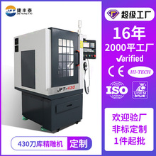 非标定制数控精雕机小型cnc 金属铜铝模具雕铣机铸铁全自动换刀