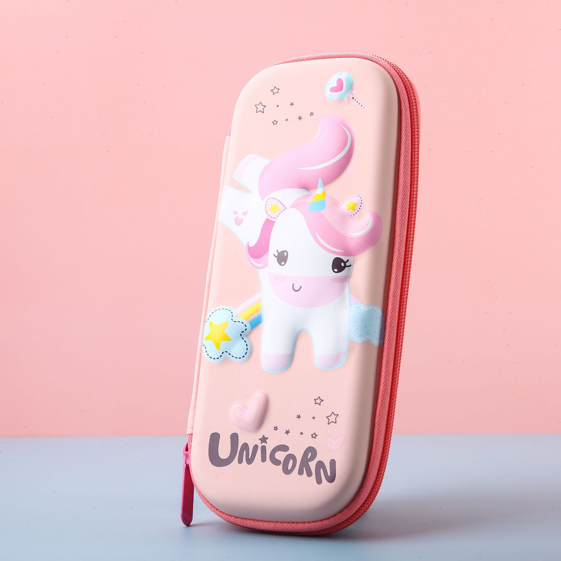 3d萌趣笔袋儿童女生卡通笔袋可爱文具盒中小学生笔盒铅笔盒批发