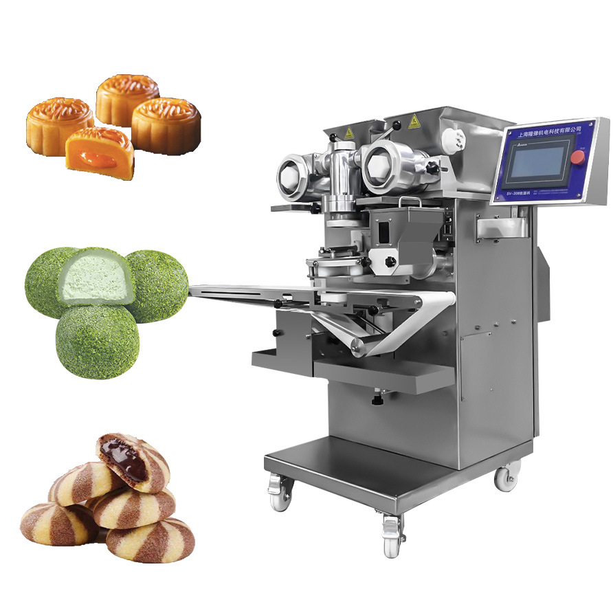 隆豫自动包馅机麻薯月饼青团酥饼八宝饭定制商用包馅机