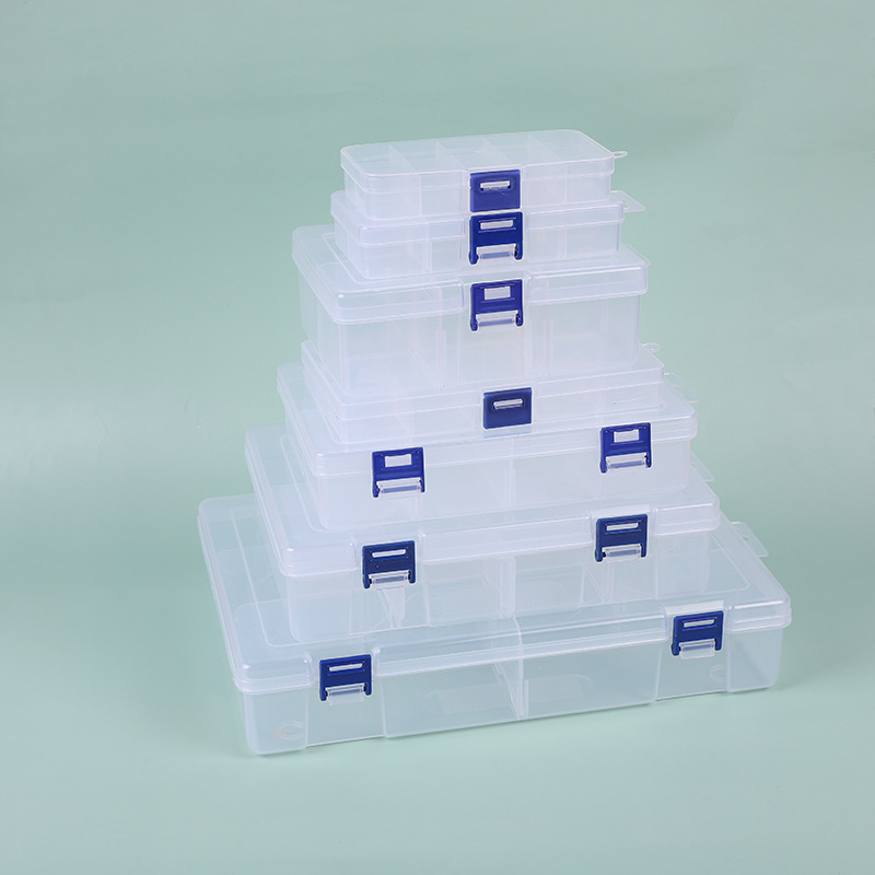 5 Strictly Selected Free Shipping Sample Multi-Grid Partition Screw Finishing Plastic Box Hardware Electronic Components Parts Storage Box