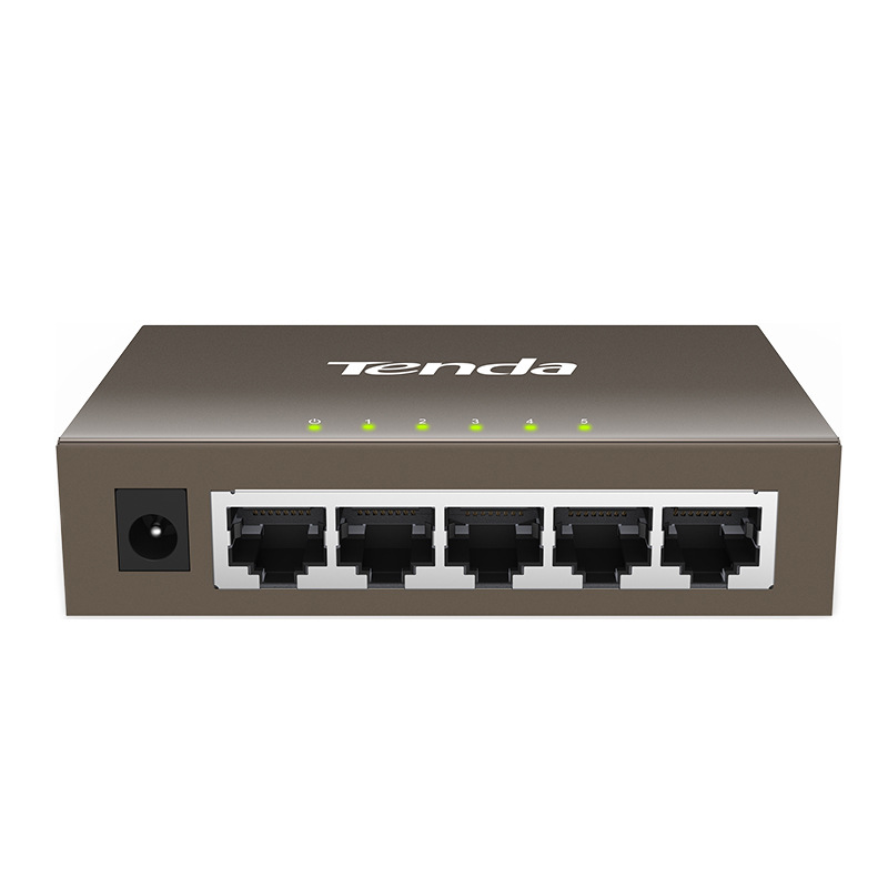 tenda腾达teg1005d网络分线器5口路由1000m全千兆交换机switch