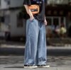 Paige Broad leg Jeans Spring 2022 new pattern Easy Show thin Drape Mopping the floor Straight Diddy trousers