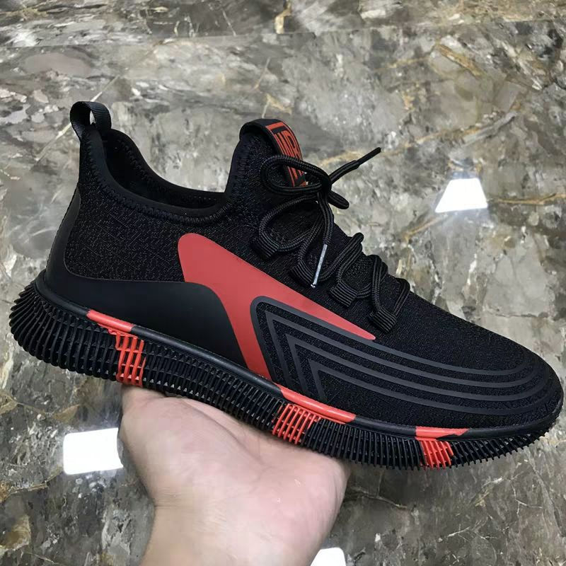 One Piece Dropshipping Men's Shoes Summer Casual Shoes Trend Breathable Sports Shoes Men's Cloth Shoes Stall Goods Wholesale Running Volume