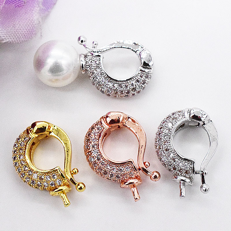 diy首饰配件微镶 经典款吊坠扣子万能吊坠拖扣