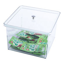 超市干果零食蜜饯透明展示塑料陈列盒子食品展示盒子干燥高透盒子