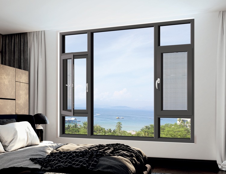 武汉断桥铝临街卧室防低频马路噪音三层pvb夹胶中空玻璃隔音窗户