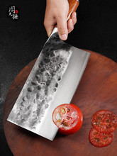 手工锻打夹VG10菜刀家用厨房不锈钢中式刀具厨师切肉切片刀