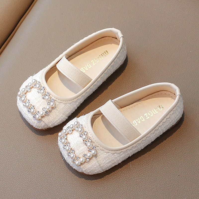 女童单鞋小皮鞋女百搭英伦风浅口单鞋宝宝鞋小女孩鞋子kids shoes