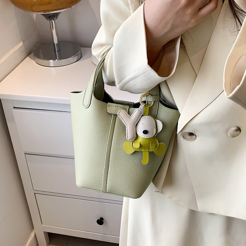 handbag bag female 2023 spring vegetable basket female bag korean style bucket bag niche design versatile shoulder messenger bag