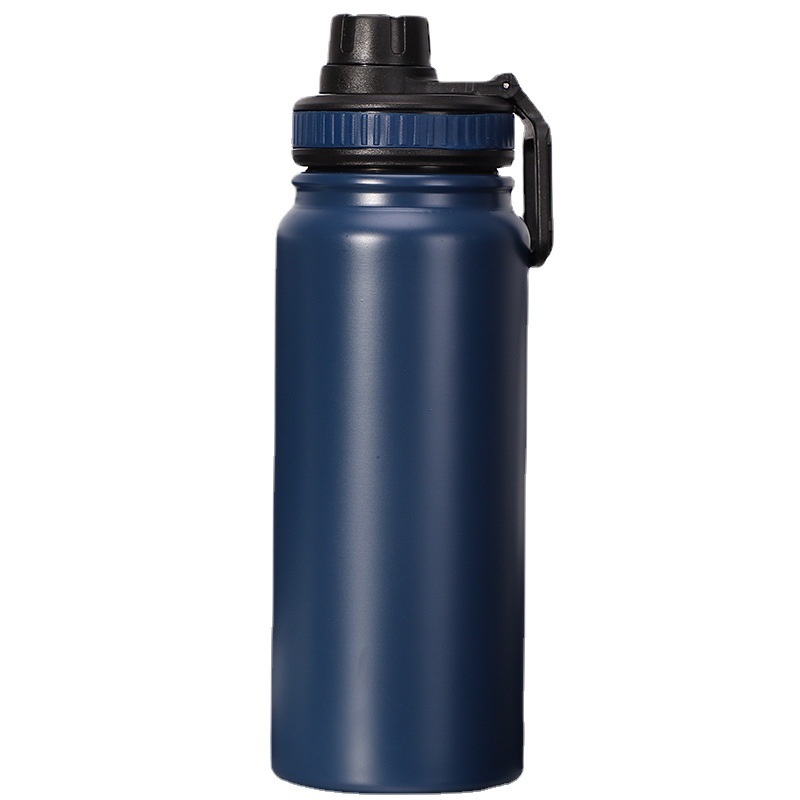 304 Stainless Steel Vacuum Thermos Cup Sports Bottle Outdoor Portable Handle Thermos Cup Travel Car Thermal Insulated Jug