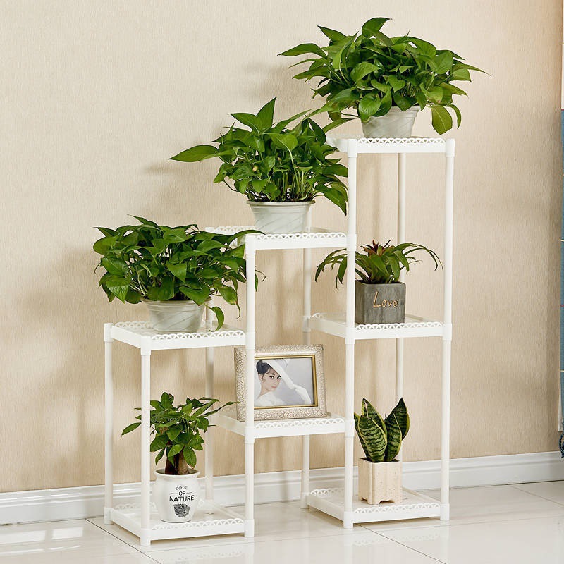 多层欧式花架客厅阳台卧室置物架造型架绿萝吊兰花架子大型花盆架