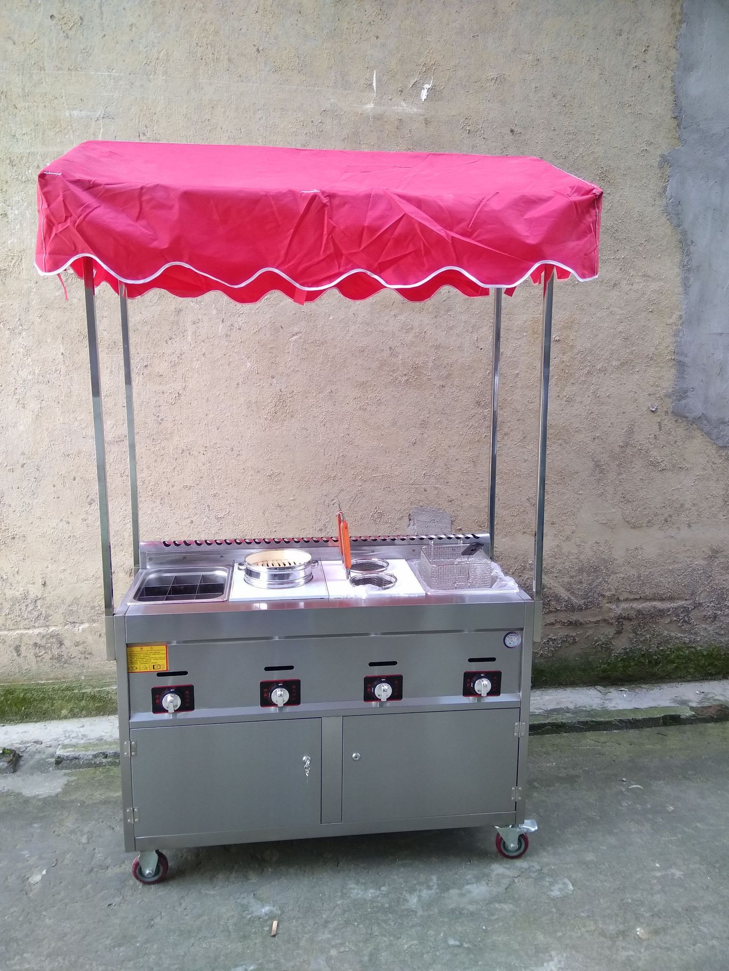 油炸锅小吃车商用关东煮摆摊推车夜市流动铁板烧臭豆腐早餐