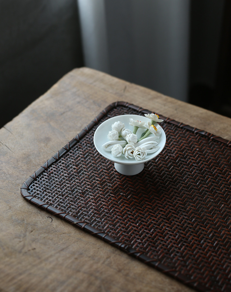 楠竹竹编茶席 日式禅意香道茶道茶盘茶垫干泡竹席垫茶具-阿里巴巴