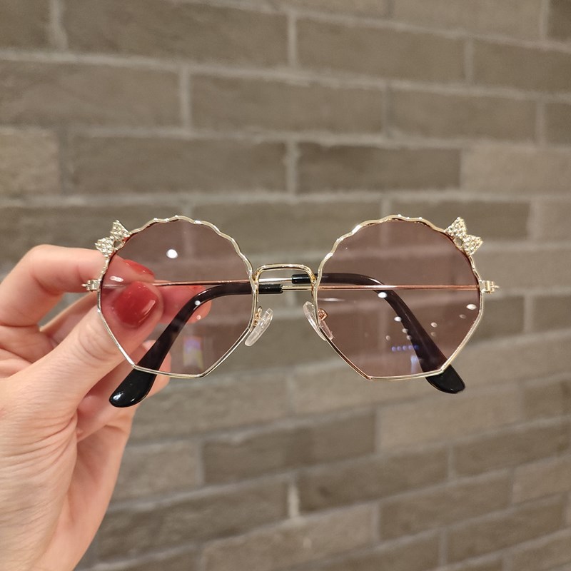 New Cute Bow Kid's Eyewear Sunglasses Wholesale Trendy Fashion Joker Sunglasses Kids