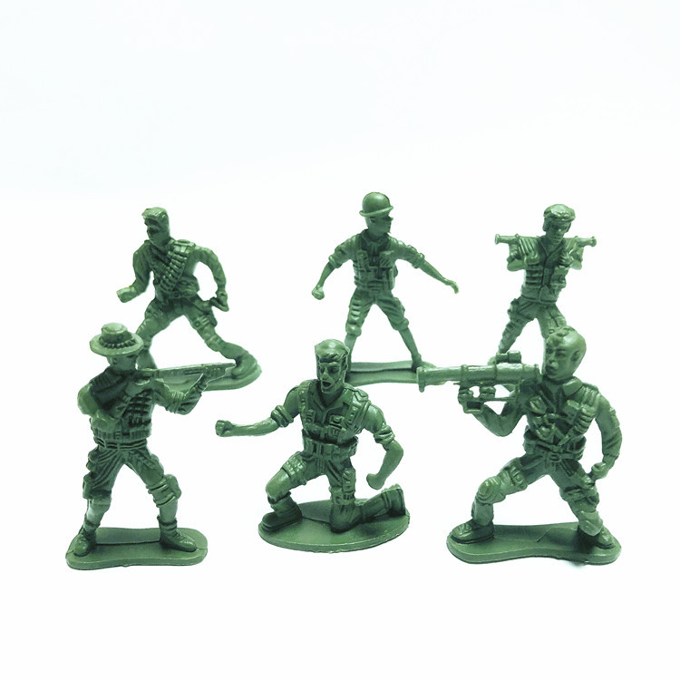 6款二战军人士兵模型玩具二战人物模型 沙盘仿真军事摆件-阿里巴巴