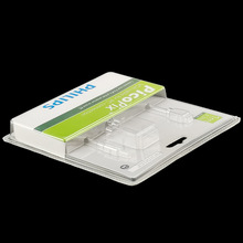 折边纸卡透明吸塑内托盘U盘数据线电子产品配件吸塑包装盒定制