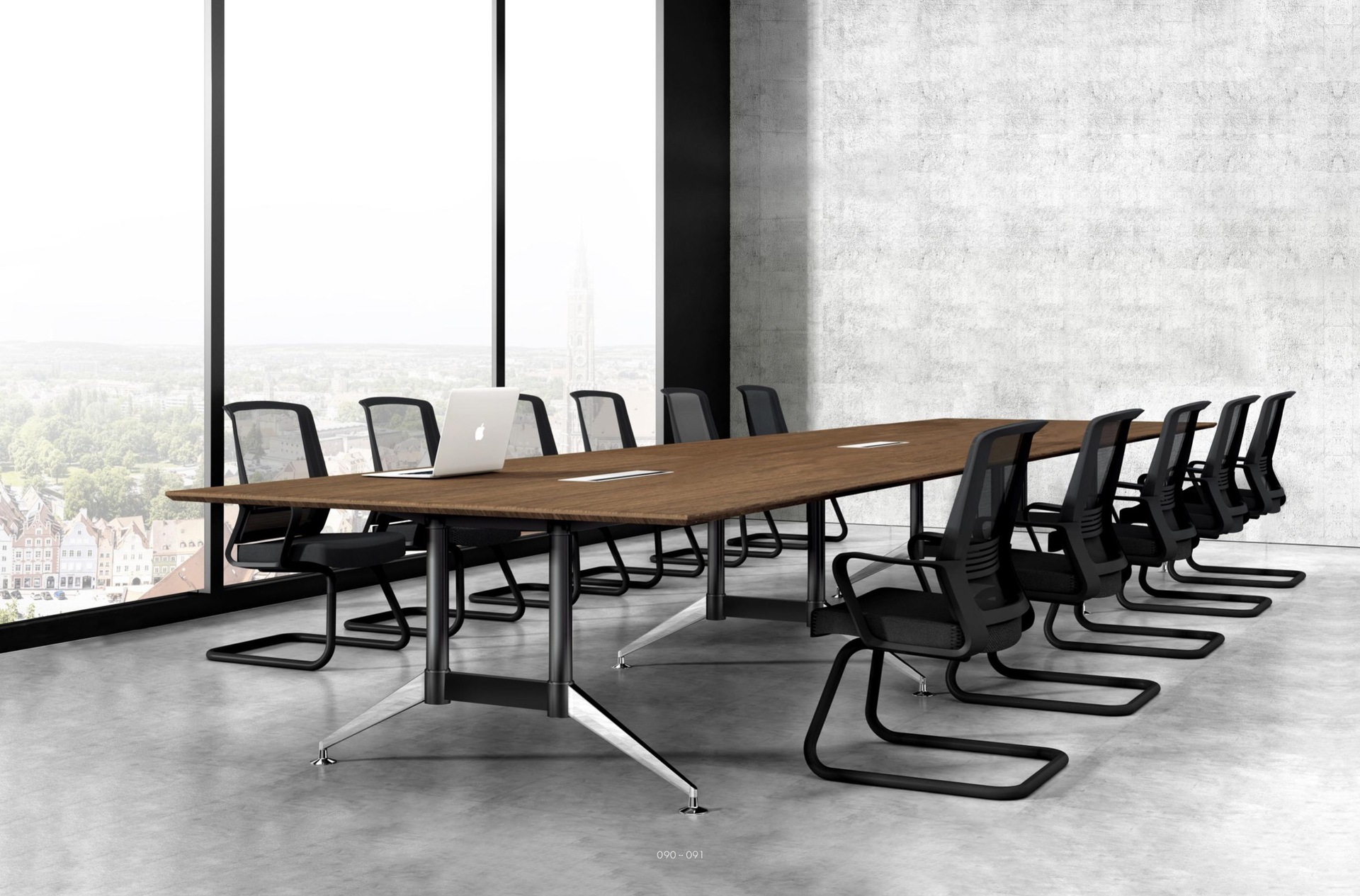 简约办公室会议桌 多人座