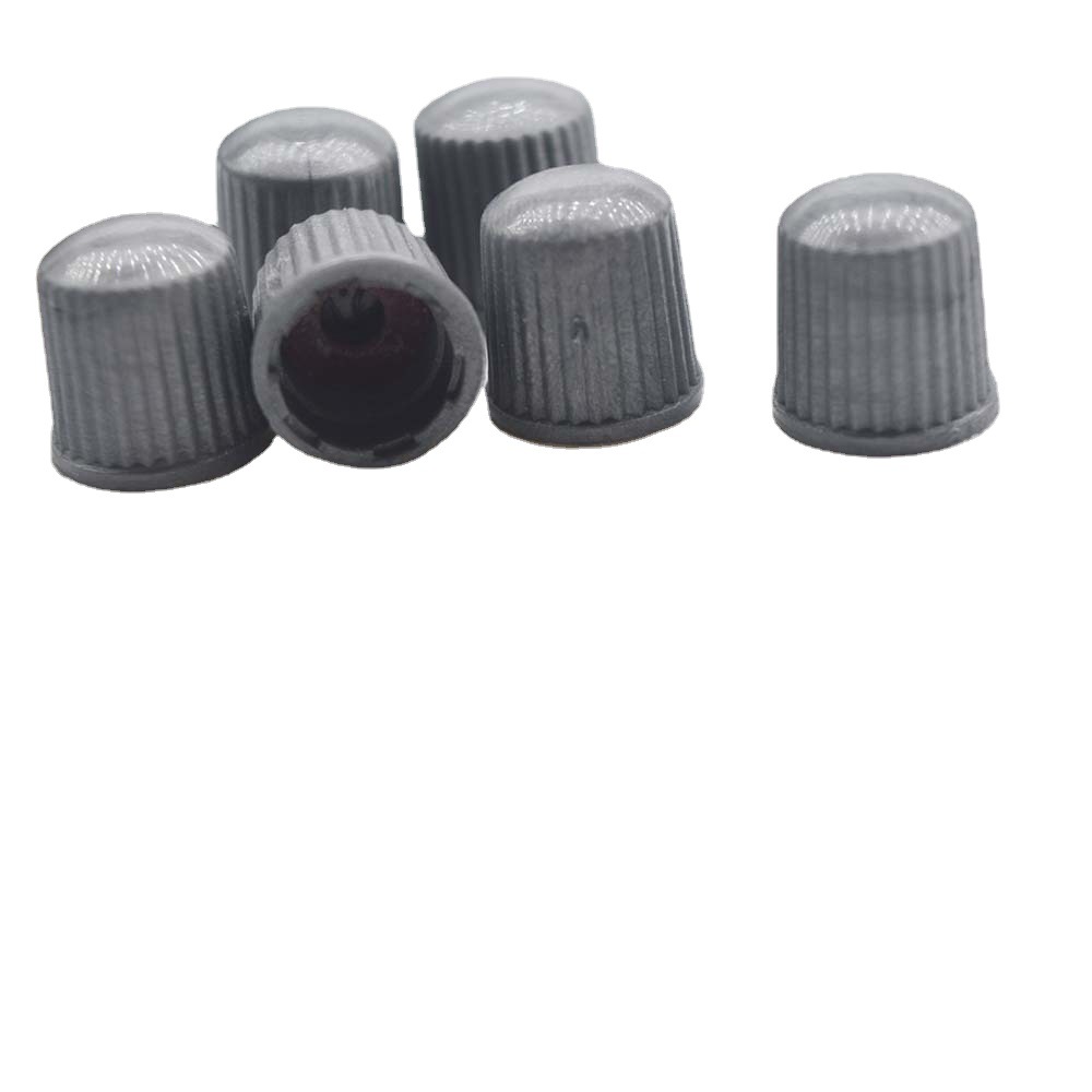 灰色尼龙胎压监测塑料气门嘴帽汽车气门嘴盖