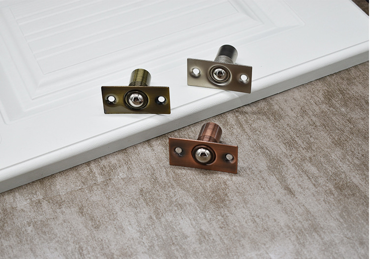 不锈钢卡式碰珠卡扣家具门碰柜吸一字弹簧碰珠 铜碰珠ktv纯铜碰珠