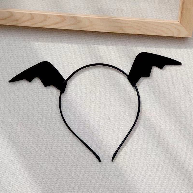万圣节头饰搞怪恶魔耳朵发夹翅膀发夹饰品成人发卡女发饰