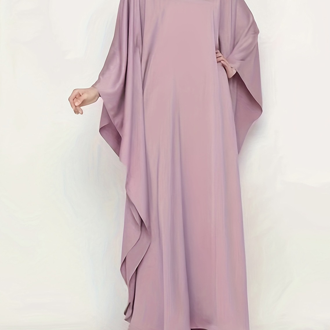 【cg063】跨境货源穆斯林女装中东迪拜蝙蝠袖大码宽松长袍-阿里巴巴