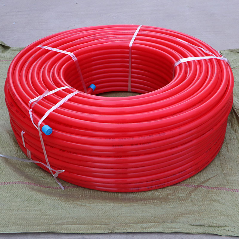 广东佛山日丰地暖管pert地暖管 地热管4分红宝石 大红阻氧地暖管