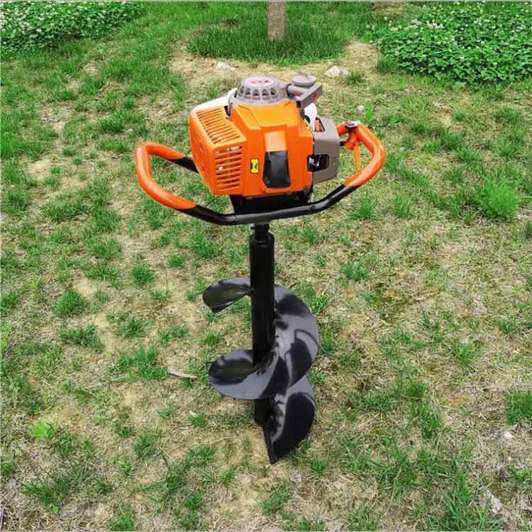 植树用钻孔机 葡萄园立柱打坑钻土机 农民种树手提挖坑机