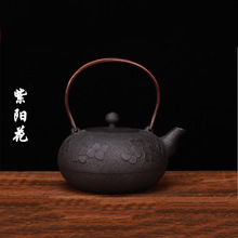 精铸铁茶壶无涂层养生茶具烧水泡茶生铁壶家用古风摆件厂家直供