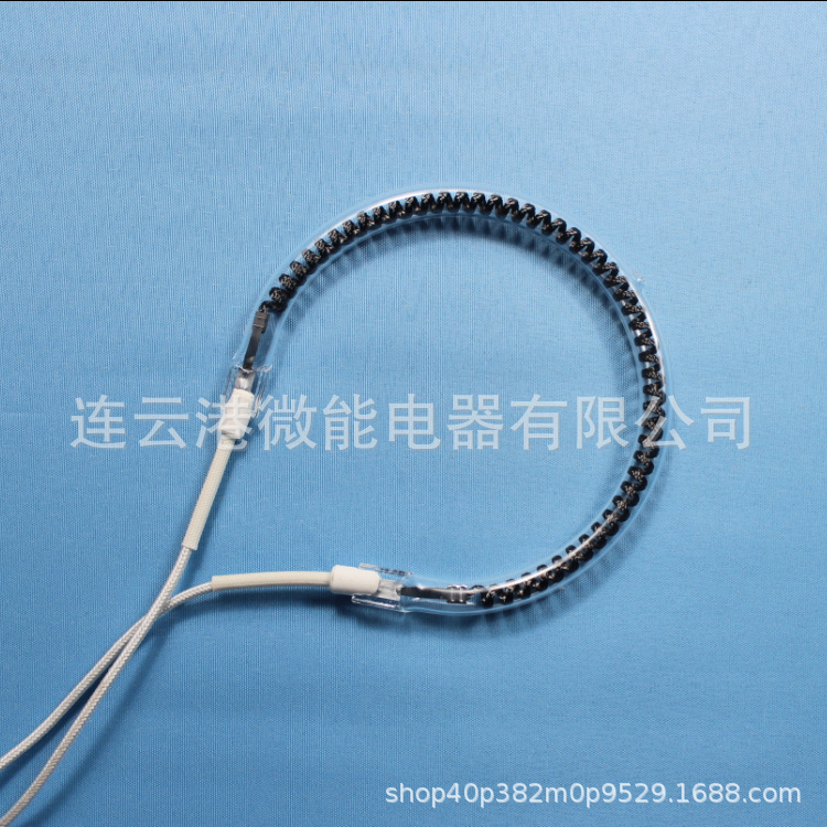 供应户外取暖器圆形发热管环形加热管圆碳纤维碳素加热管加工
