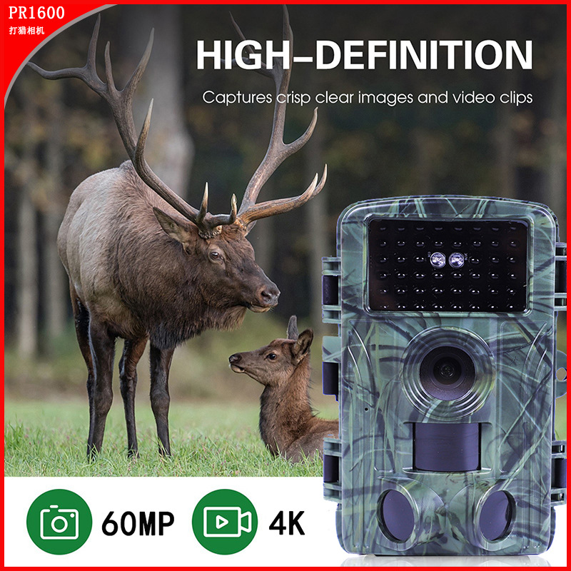 【工厂】狩猎相机高清红外相机 4K wifi户外相机带屏野外摄像机