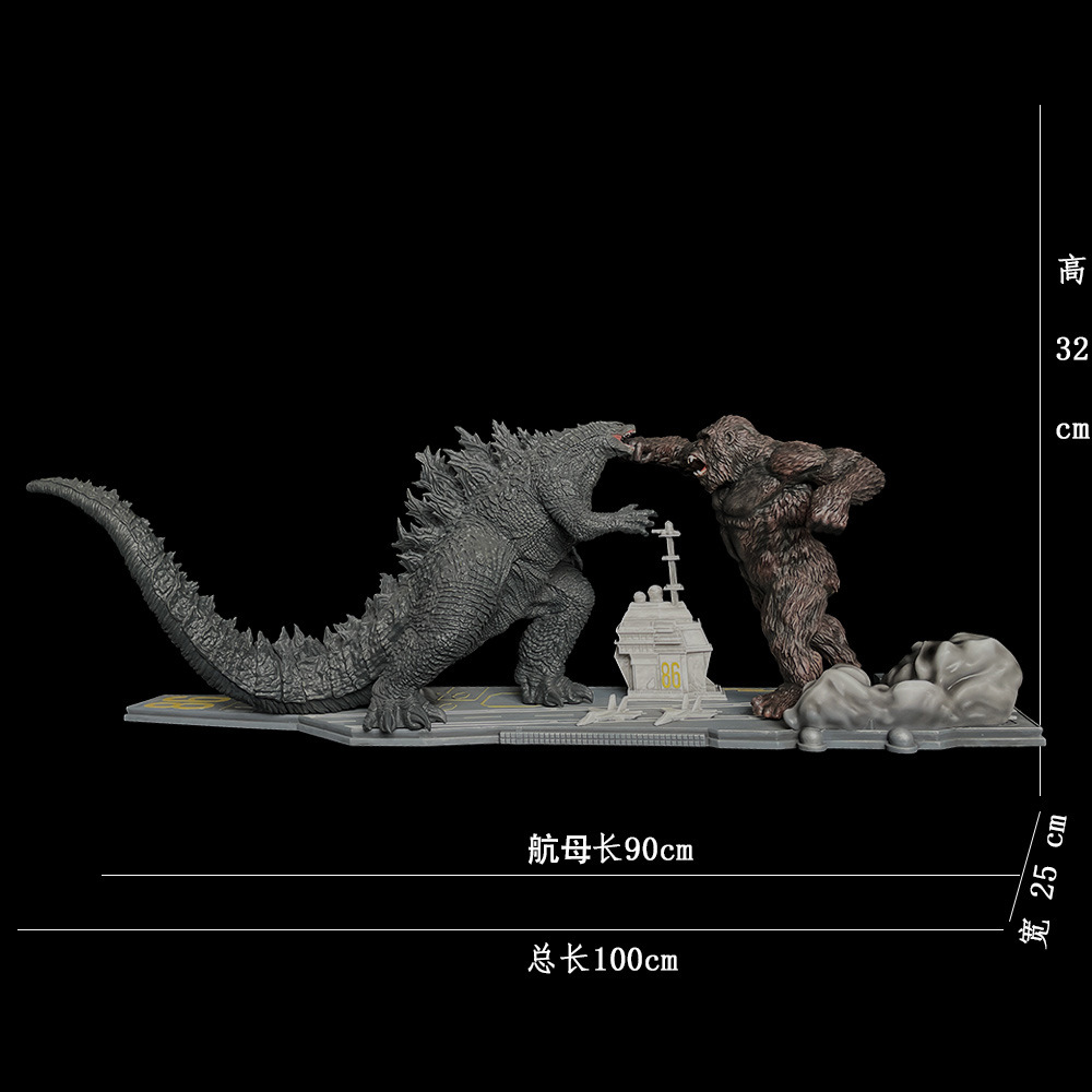 三雷gk 预售哥吉拉2021哥斯拉大战金刚 godzillagk模型手办雕像