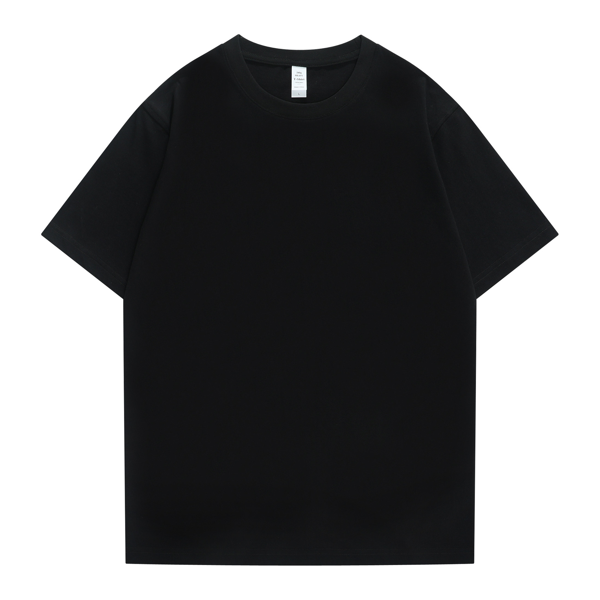 夏季潮流女装240g重磅棉短袖t恤休闲女款上衣可支持定制图案