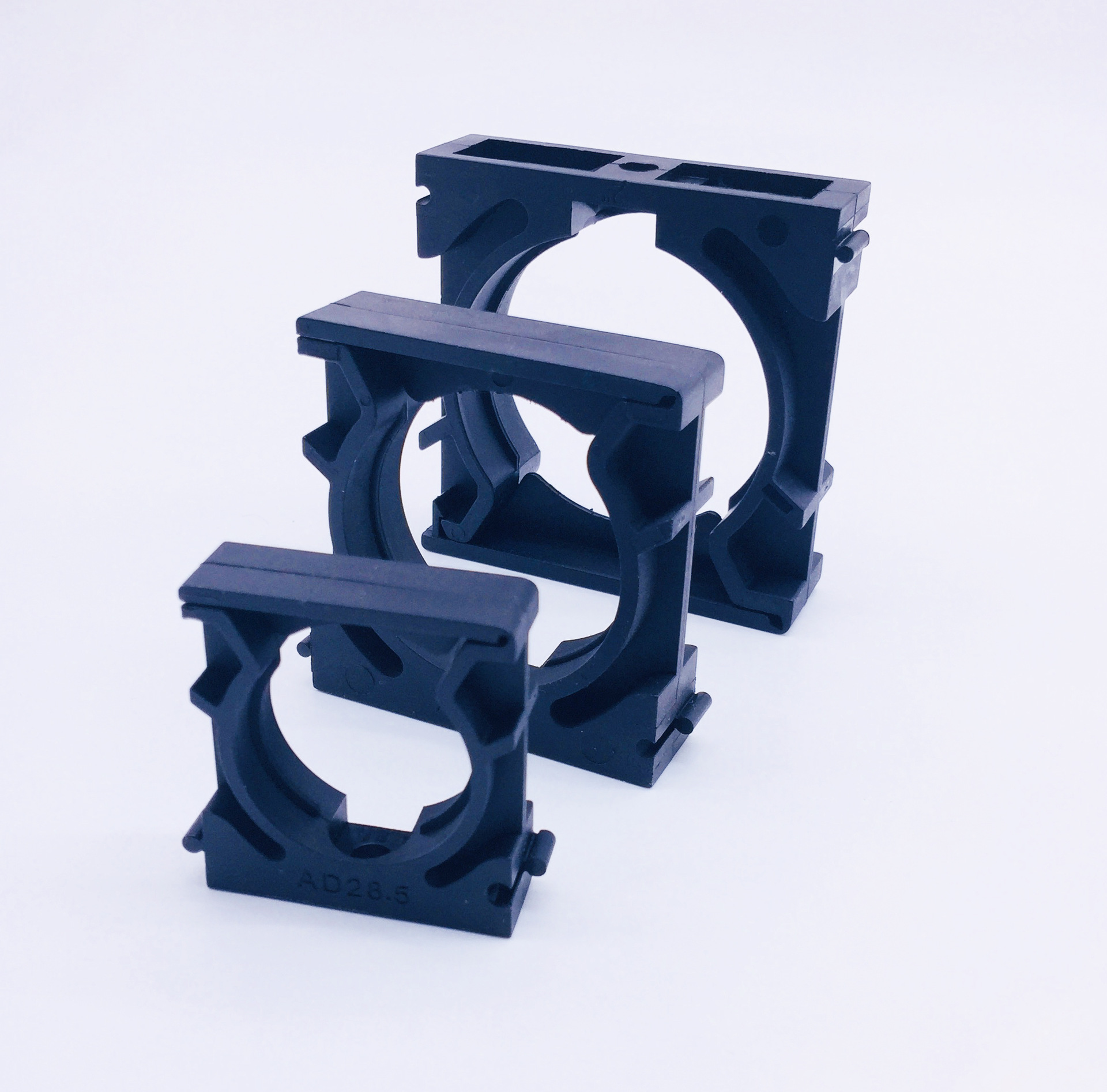 塑料波纹管固定支架软管固定支架带盖固定支架浪管管卡ad21.