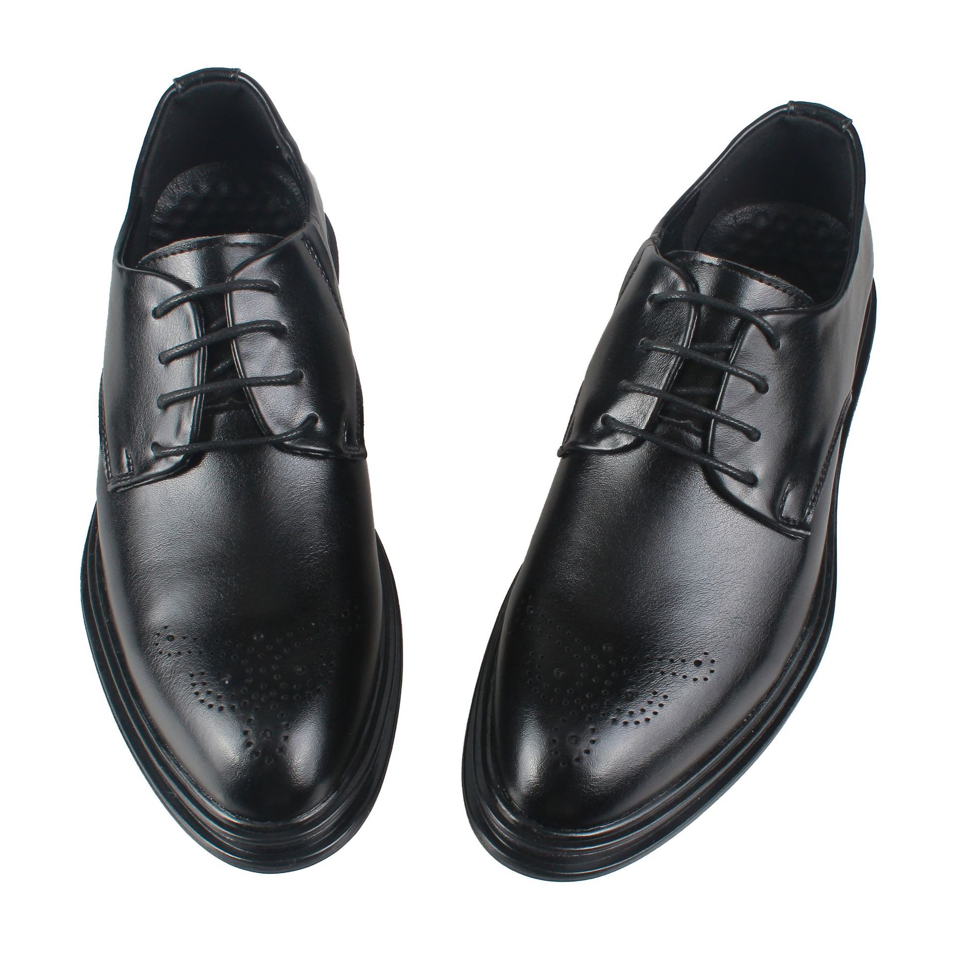 布洛克雕花皮鞋男2021夏季新款商务男士休闲绅士皮鞋潮流正装7811